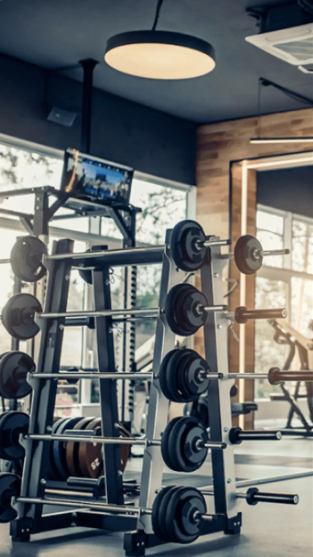 ai character: Gym background