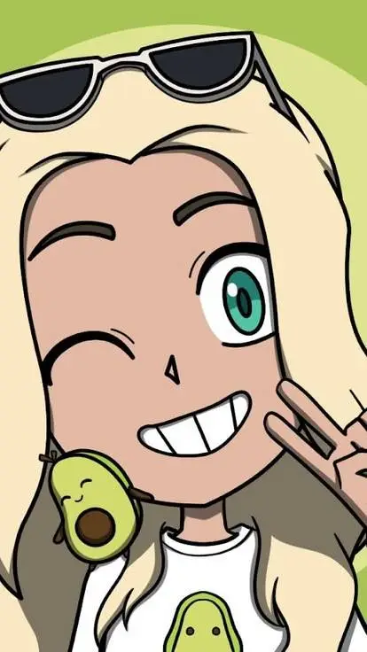 ai character: Avocado playz background