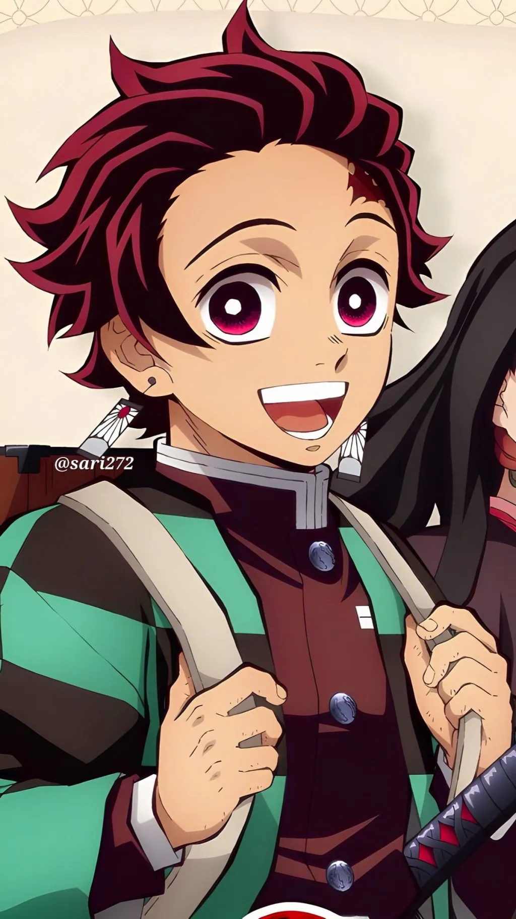 ai character: ✰Tanjiro kamado✰ background