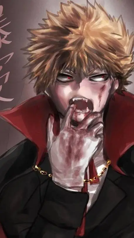 ai character: ~Bakugo vampiro~ background