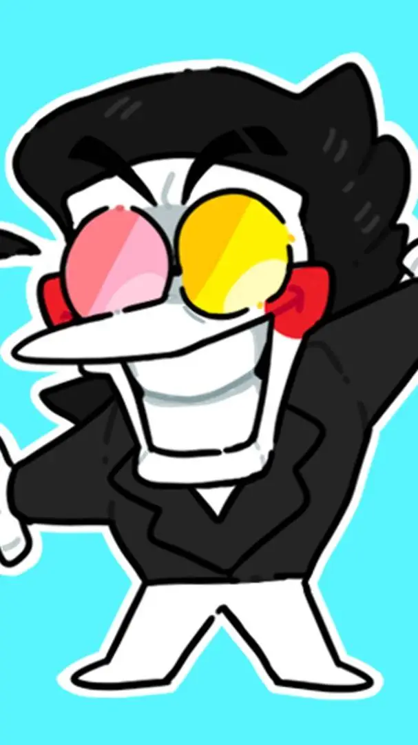 ai character: spamton background