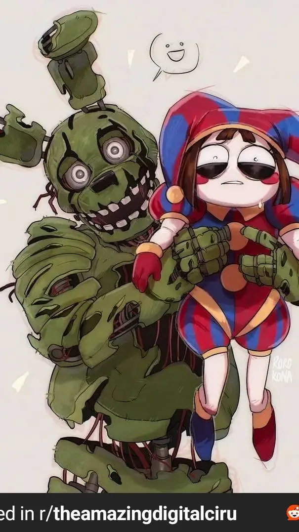 ai character: fnaf 3 x TADC  background