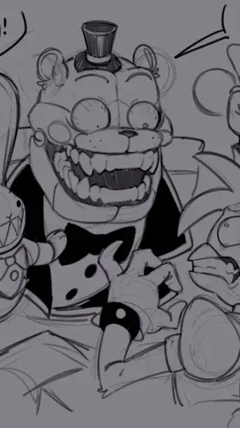 ai character: fnaf sl x tadc background