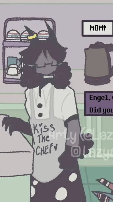 ai character: Fallen AU Emily background