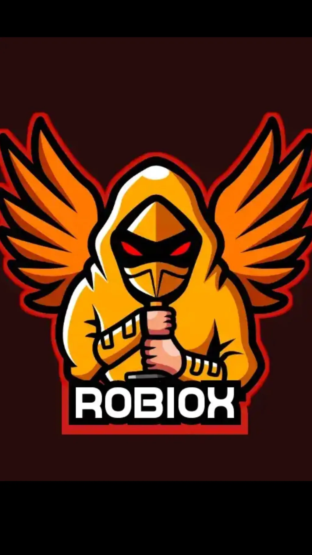 ai character: Roblox Maker logo background