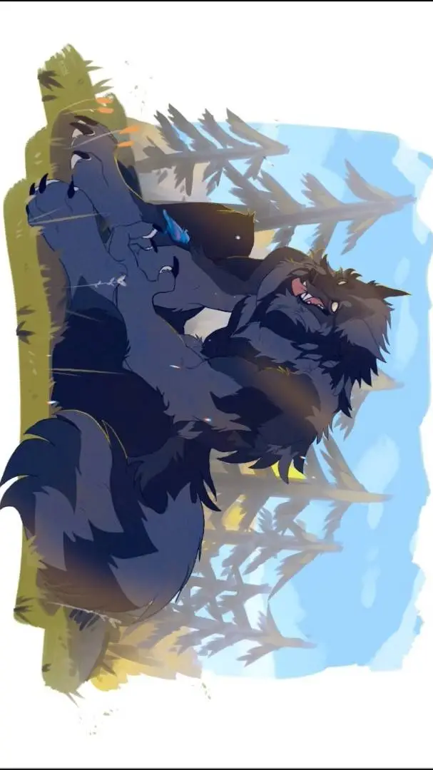 ai character: werewolf  background