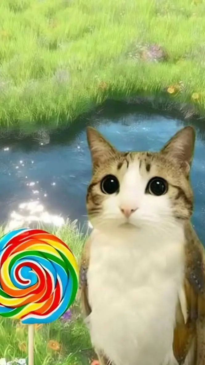 ai character: 😺🦉 meowl 🦉😺 background