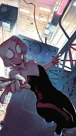 ai character: Spider-Wen  background