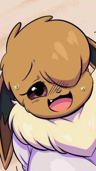 ai character: Eeveline Eevee background