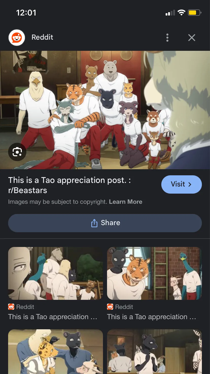 ai character:  Beastars  background