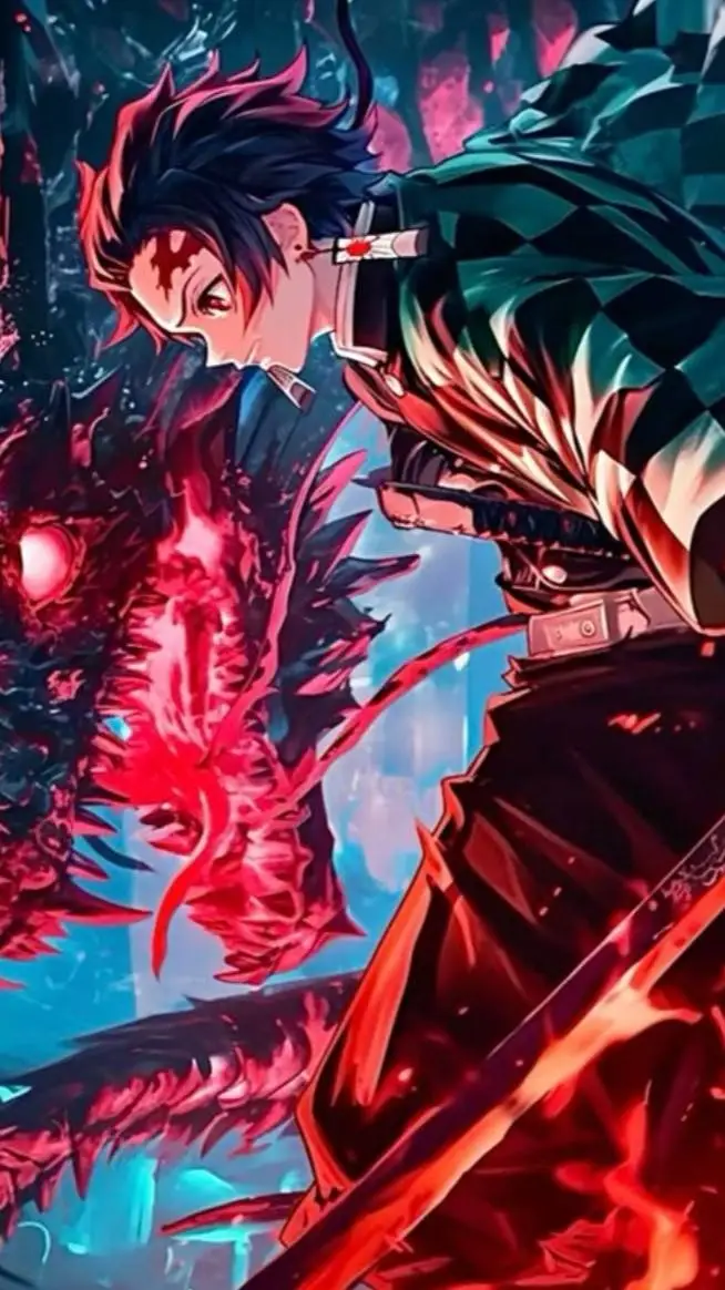 ai character: Tanjiro kamado background