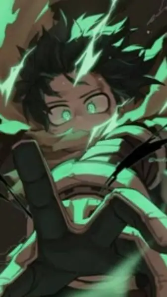 ai character: Deku💚 background
