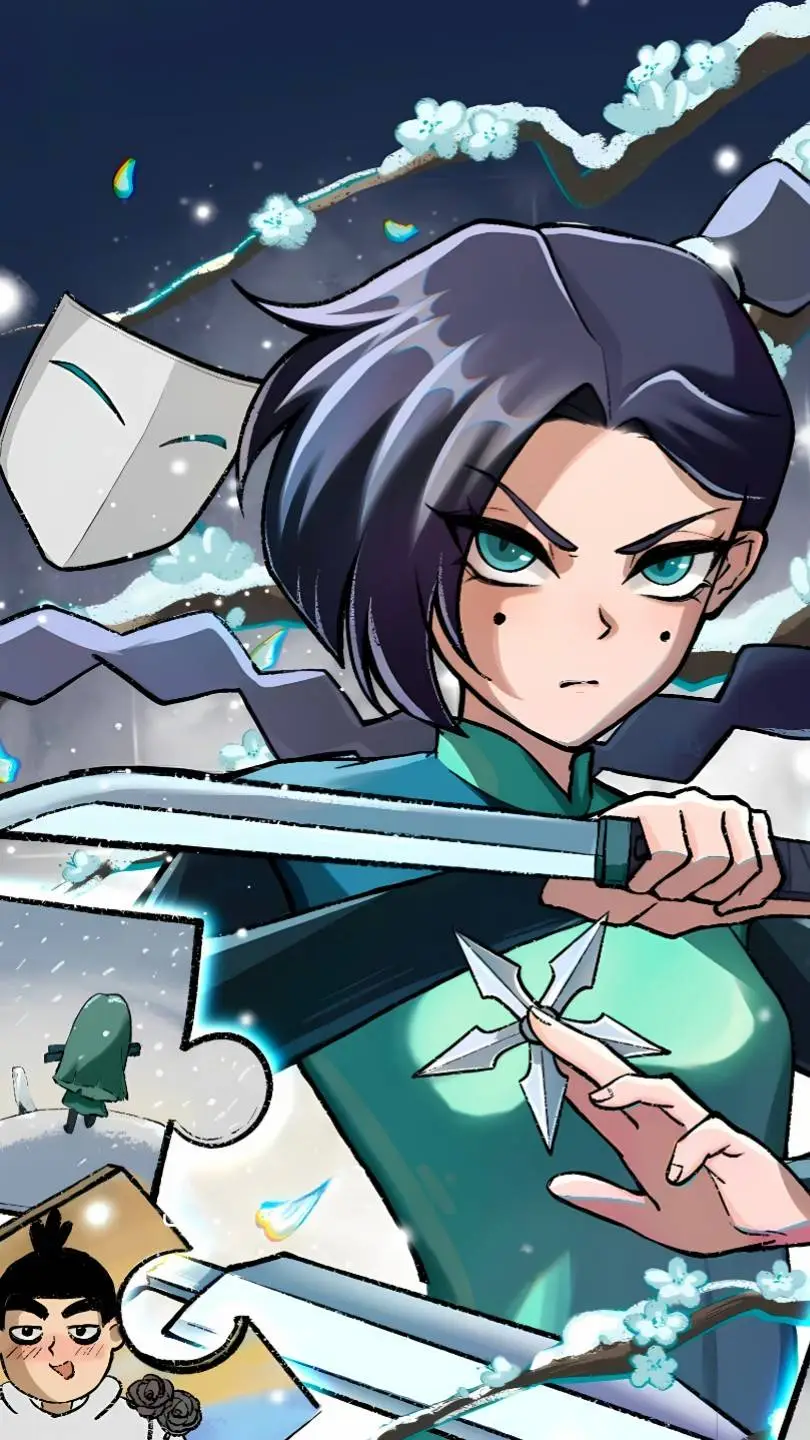 ai character: Seven x Thirteen  background