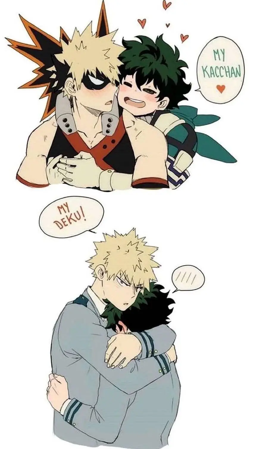 ai character: Deku x Bakugo background