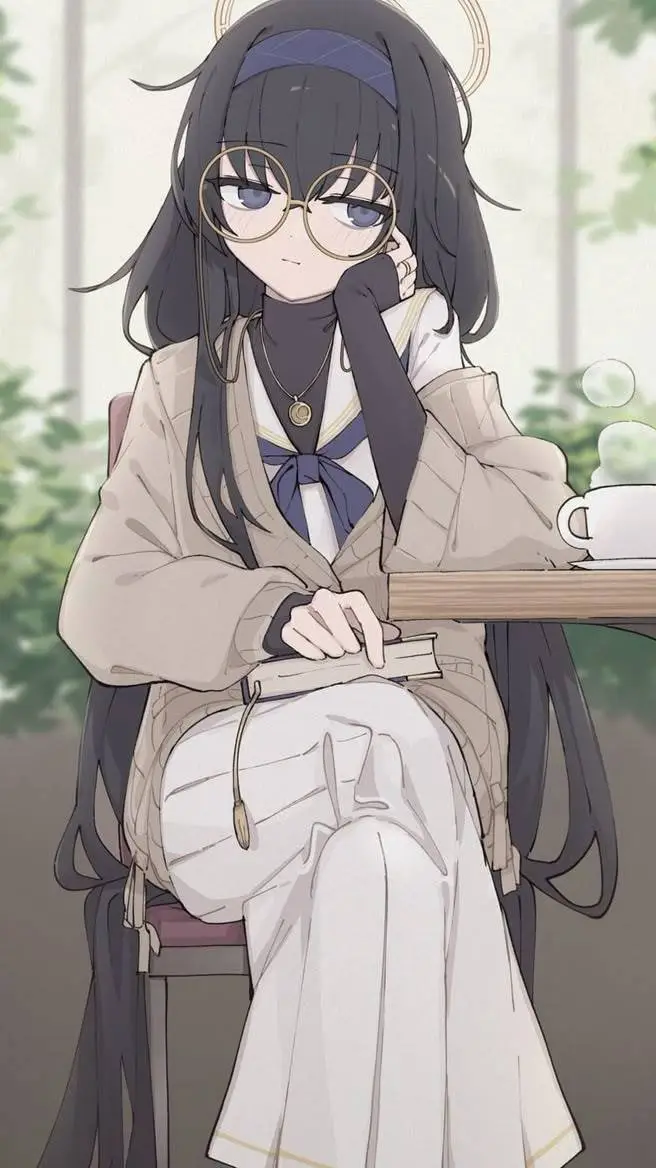 ai character: Garden Cafe (Ui) background