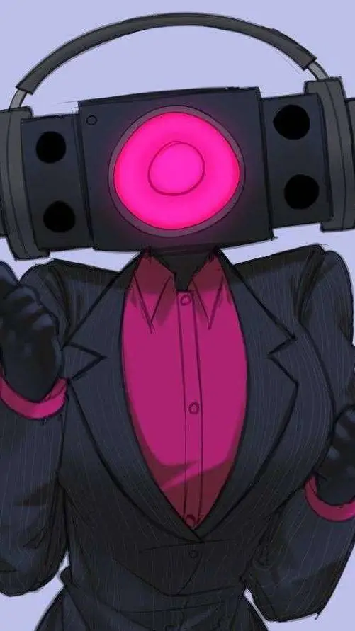 ai character: speakerwoman :D background