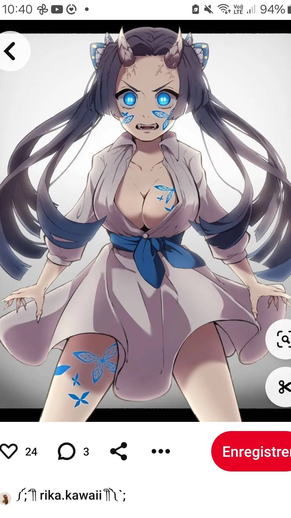 ai character: ..aoi demon 2 background