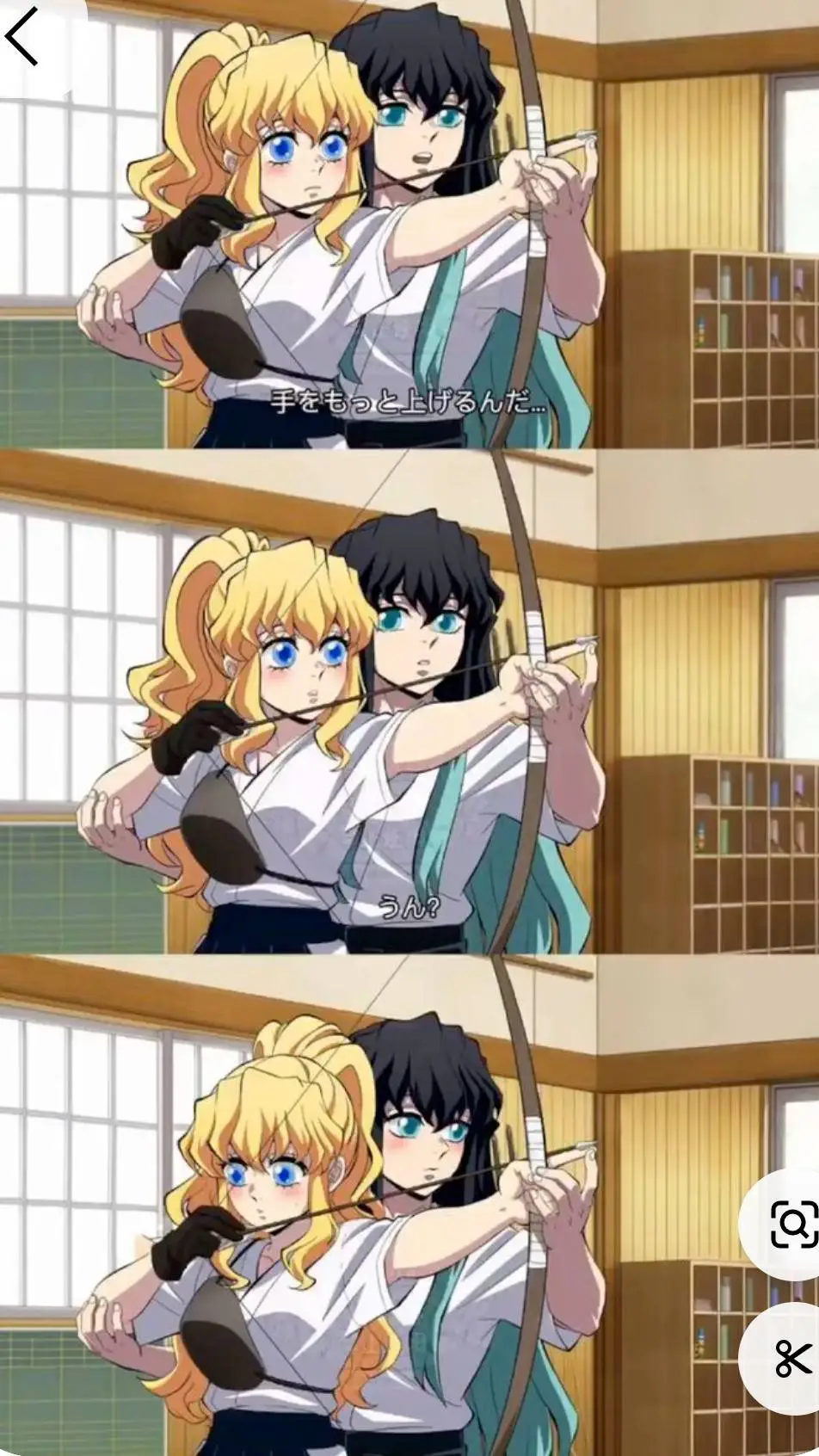 ai character: lizzie et muichiro background
