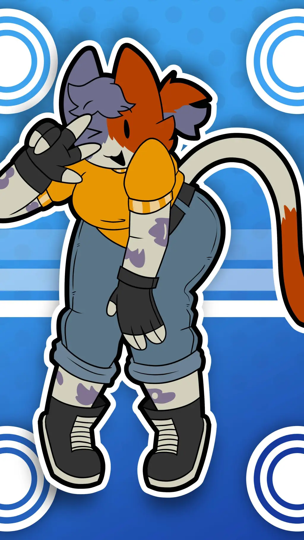 ai character: Cate Meowdy background