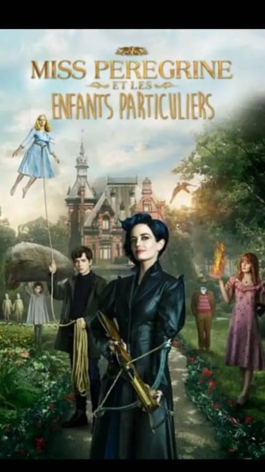 ai character: Miss Peregrine  background