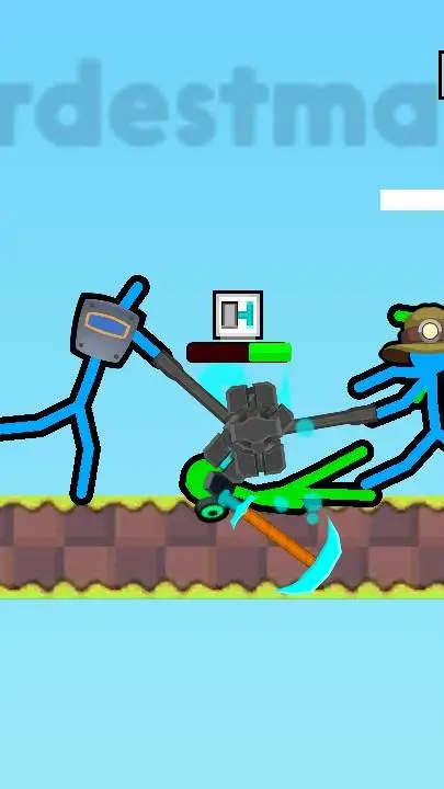 ai character: stickman fight background