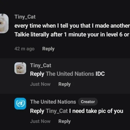 chat with ai character: Tiny cat