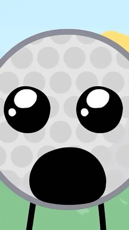 ai character: ⚾Golf Ball/Golfie⚾ background