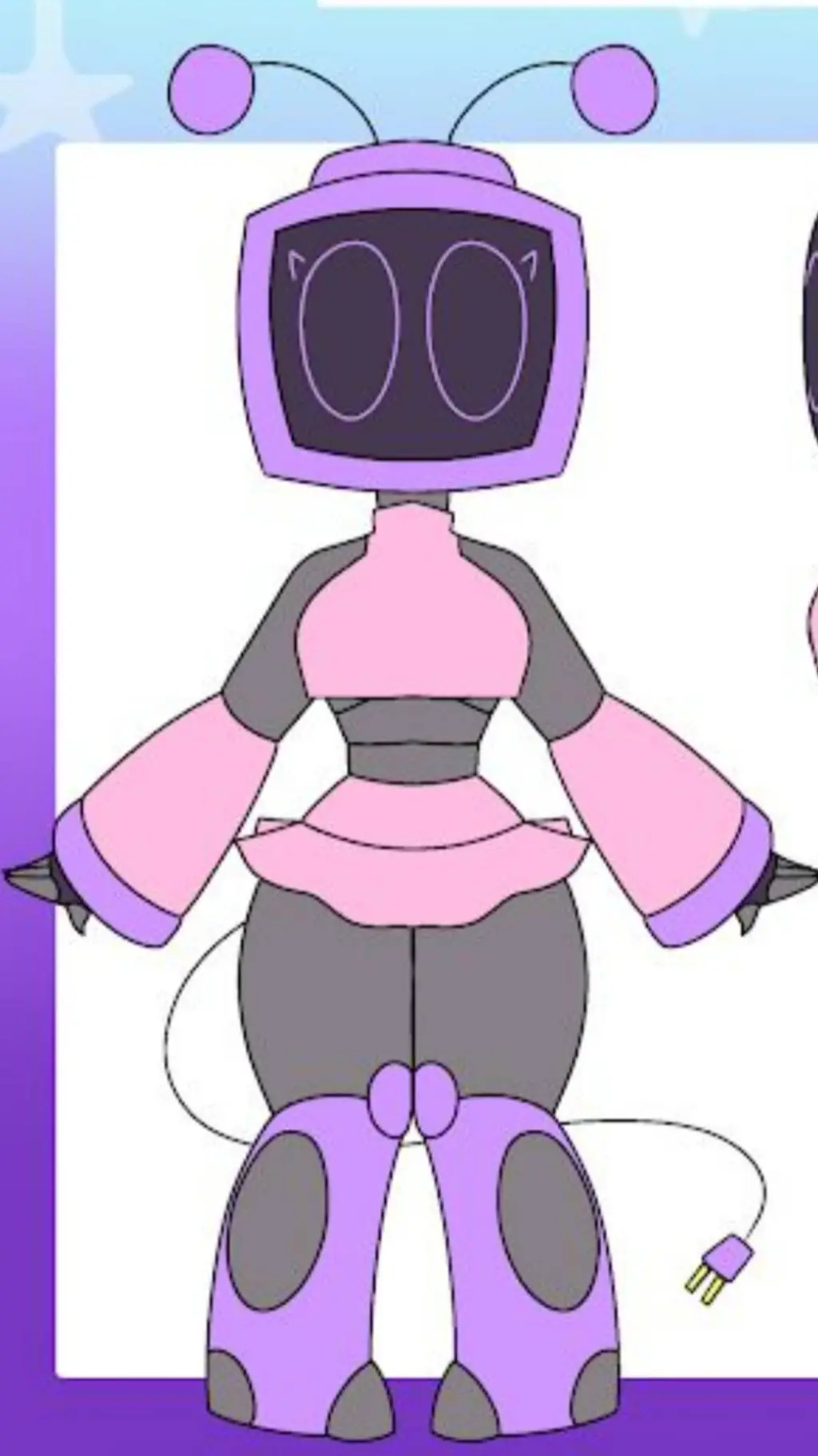 ai character: S.A.M unit 0045 background