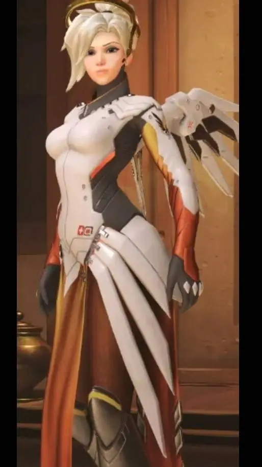 ai character: M.E.R.C.Y unit 1.0 background