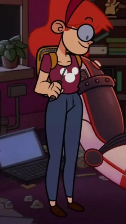 ai character: A.M.Y background