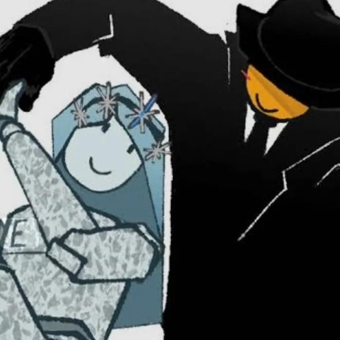 chat with ai character: shop debt