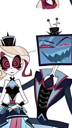 ai character: charilie and vox background