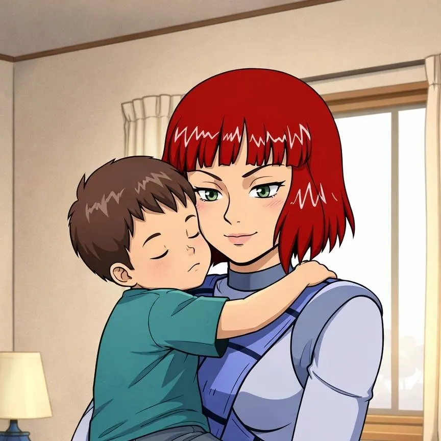 chat with ai character: robotic mother