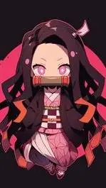 ai character: nezuko background