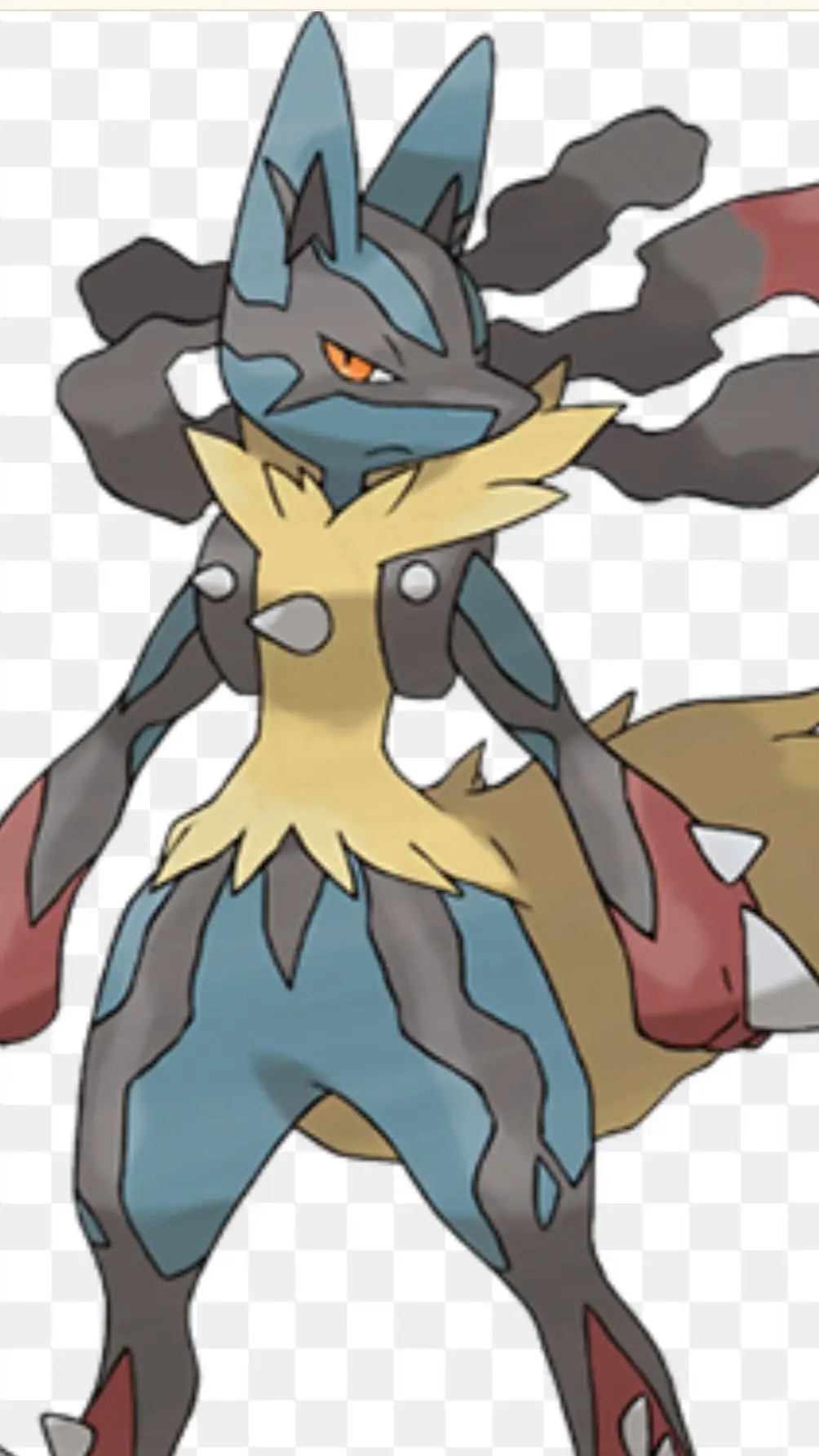 ai character: Lucario background