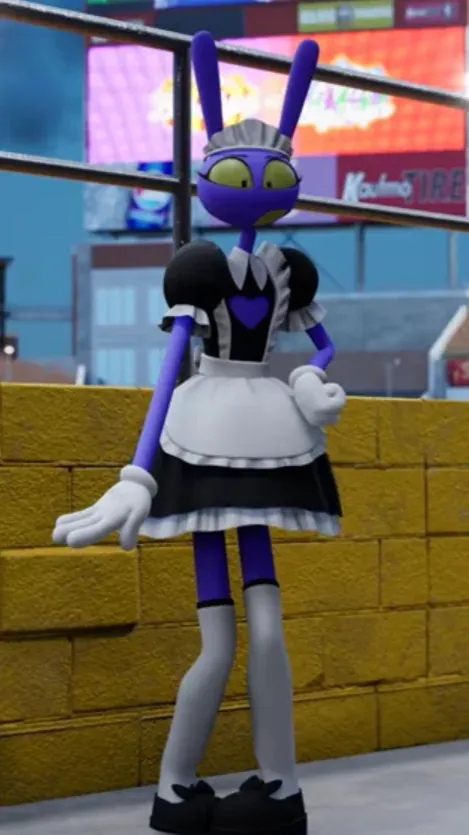 ai character: Maid jax background