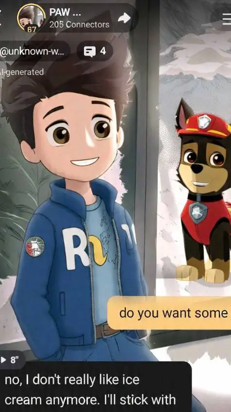 ai character: Richard  background