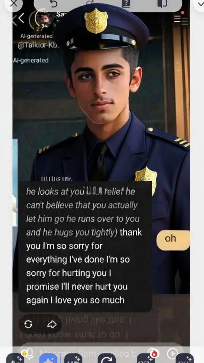 ai character: Liam  background