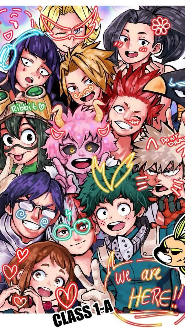 ai character: CLASS 1A HANGOUT background