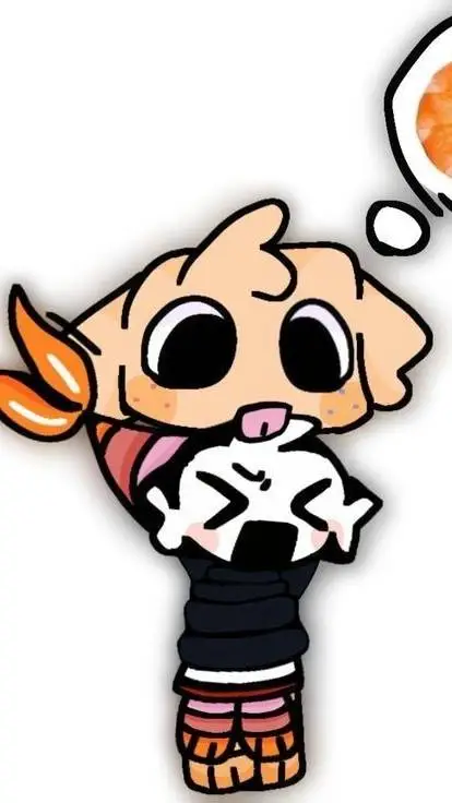 ai character: shrimpo y good background