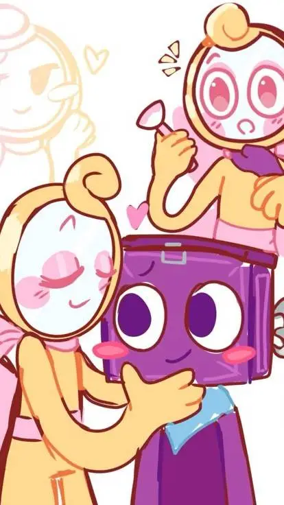 ai character: Glisten x Boxten  background