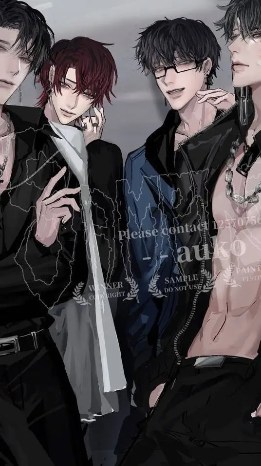 ai character: bad boys🙊😏😻 background