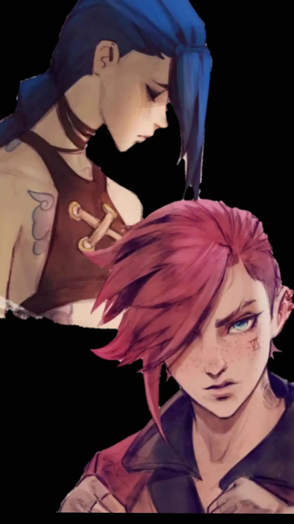 ai character: jinx and vi background