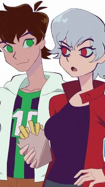 ai character: Ben 10 Raro background