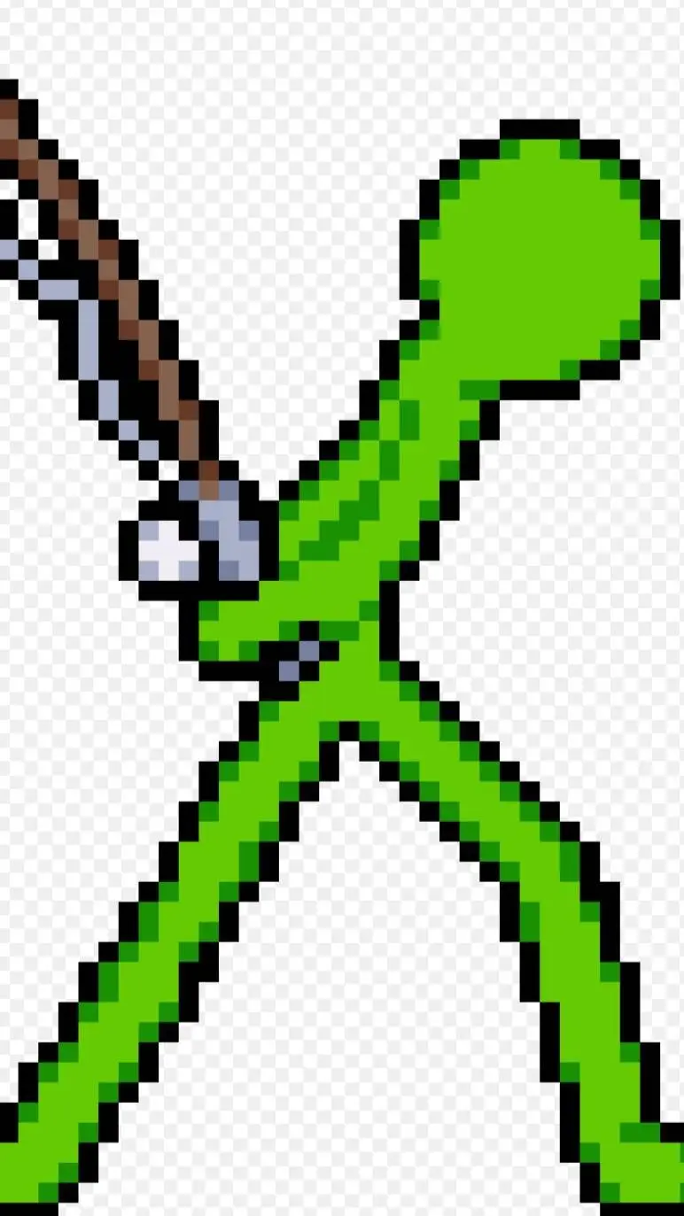 ai character: green background