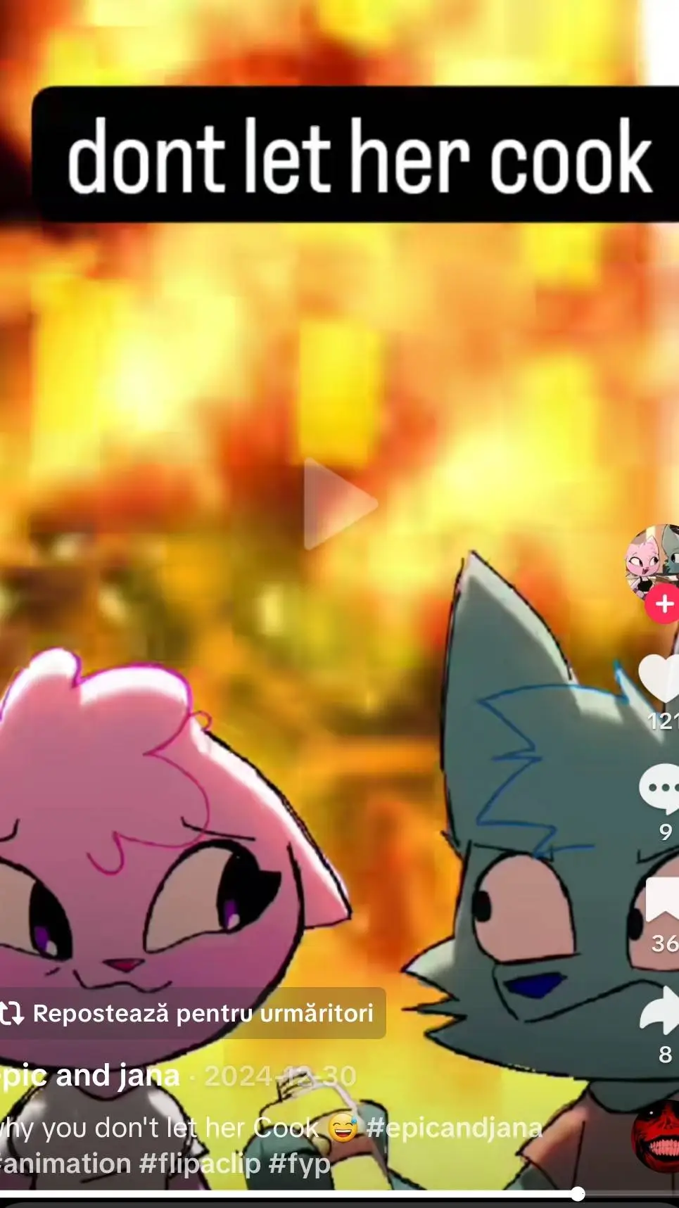 ai character: Epic and Jana background