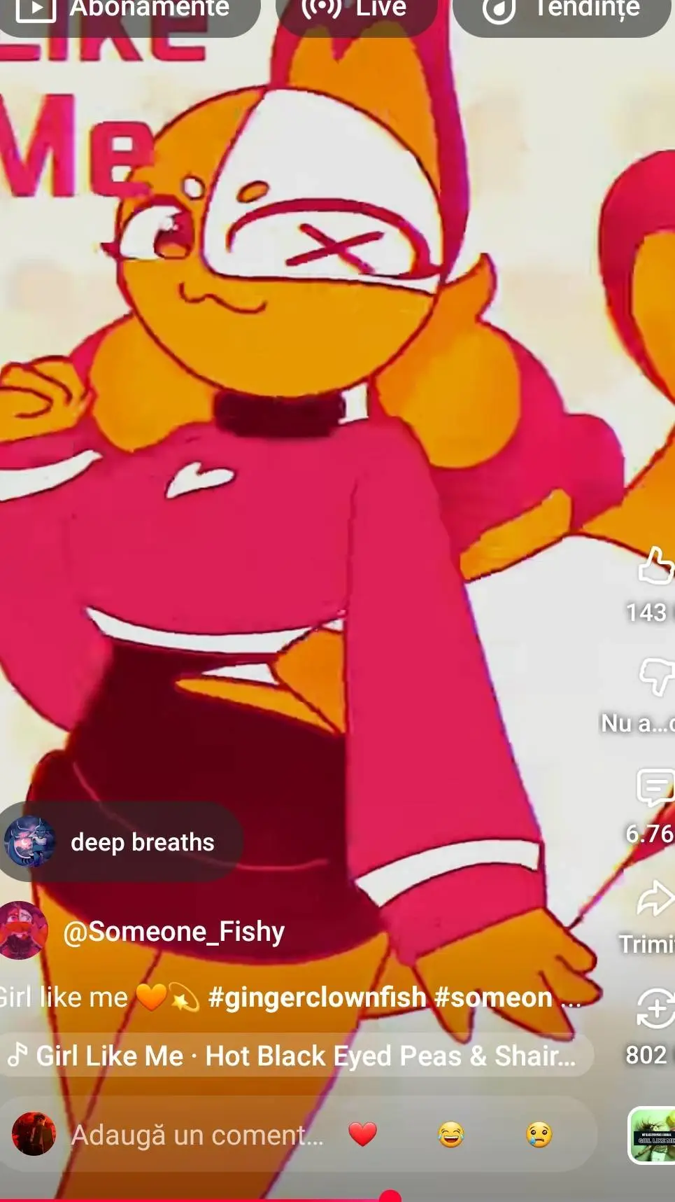 ai character: Ginger background