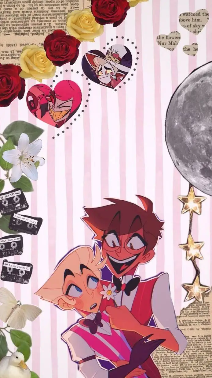 ai character: alastor y lucifer  background