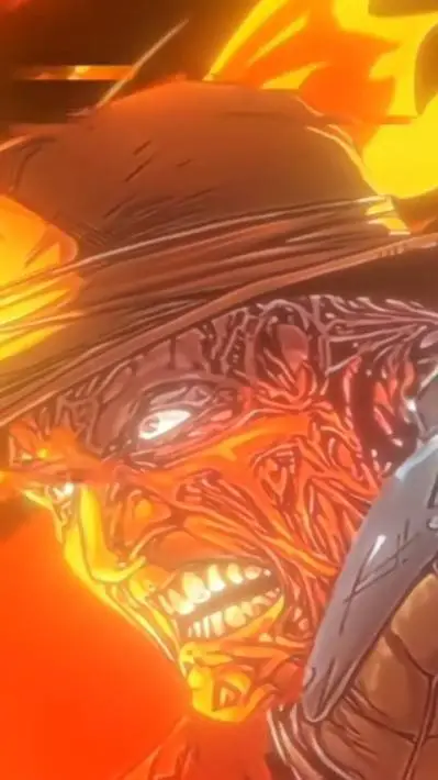 ai character: Freddy crudyny background