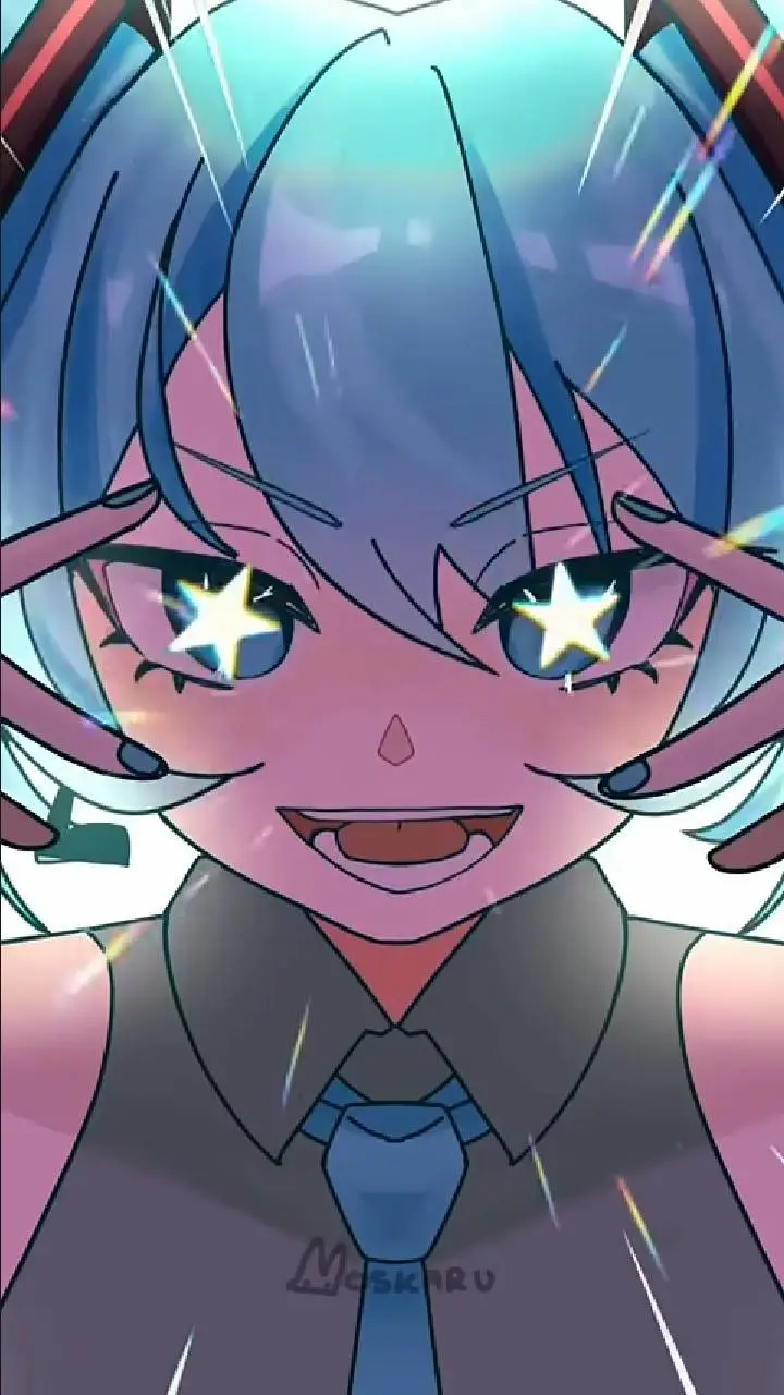 ai character: miku  background
